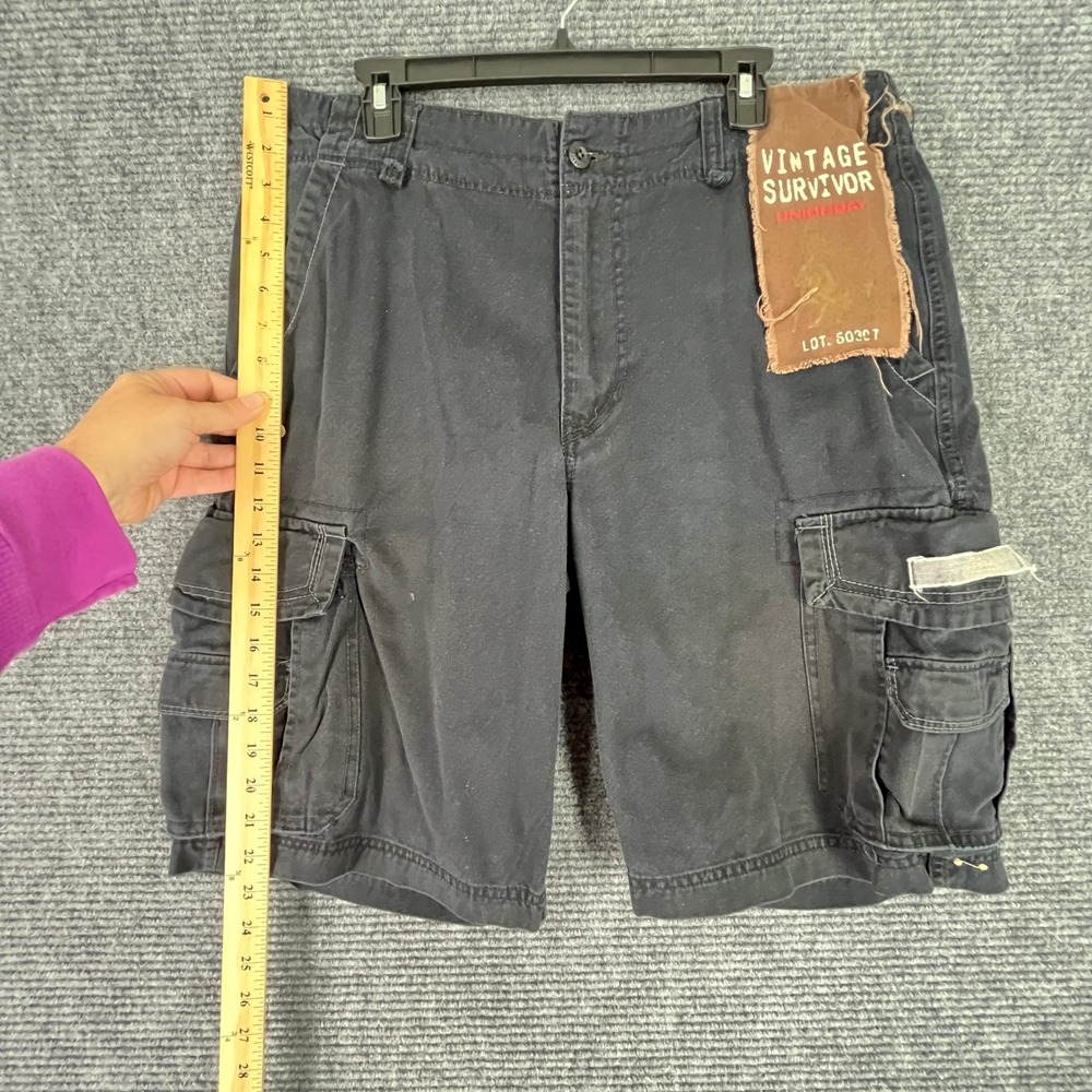 Unionbay Cargo Shorts Men 34 Grunge Y2K Utility Street Tactical Vintage Survivor - Picture 11 of 13